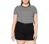 Vero Moda Short vaquero de mujer de cintura alta. Negro 34 (XS)