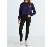 Vero Moda Pantalón de mujer efecto piel con estampado. Negro 34/XS - Largo 32