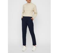 Vero Moda Pantalón de mujer liso con cintura normal. Azul marino 36-38 (27) / 32 (32)