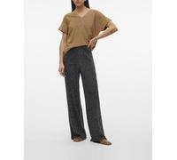 Vero Moda VMKANVA NW GLITTER WIDE PANT JRS L Negro