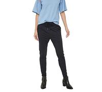 VERO MODA Pantalón de Tela Elegante y elástico cordón - Pantalón de Negocios Holgado VMEVA, Color:Azul-2, Talla:XL / 30L, Largo de la Pierna: