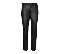 VERO MODA Pantalón Vmbrenda HR Straight Pl ANK Pant Noos para Mujer, Negro, 31W x 34L