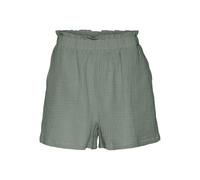 VERO MODA Pantalones Cortos para Mujer Vmnatali HW Noos, Laurel Wreath, L