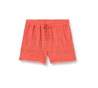 VERO MODA Pantalones Cortos Vmhoney Lace WVN para Mujer, Naranja Tostado, M