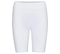 VERO MODA Pantalones Cortos Vmjackie sin Costuras Ga Noos, Blanco Nieve, M-L para Mujer