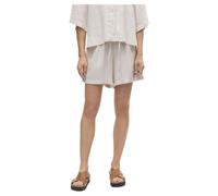 VERO MODA Pantalones Cortos Vmlinn Wvn Noos, Moonbeam, XL para Mujer