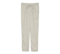 VERO MODA Pantalones de Lino Informales para Mujer Sueltos Pantalones Tobilleros Casuales, Color:Beige-2, Talla:XL