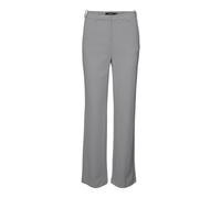 VERO MODA Pantalones para Mujer Vmzamira MW Straight Pant Ga Noos, Aleación., M / 32L