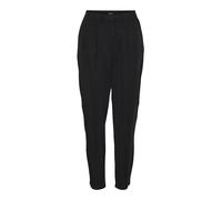 VERO MODA Pantalones Vmharper Mr Tapered Pull On para Mujer, Black Denim, MW x 32L