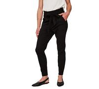 VERO MODA Paperbag Trousers VMEVA High Rise Trousers Black M 34 Black