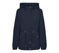 VERO MODA Parka larga para mujer VMPAISLEY Parka, azul marino, M