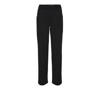 VERO MODA PETITE VMZAMIRA MR Slim Straight Pant GA Petite, Calzoncillos De Las Mujeres, Black, L/P/28