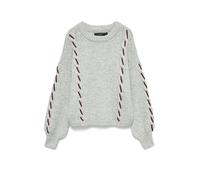 VERO MODA Pullover VMILINA gris claro | L