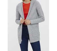 Vero Moda Rebeca de mujer básica larga. Gris claro 42 (XL)