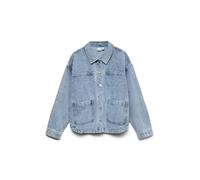 VERO MODA Shacket VMJAMIE Denim Jacket Light Blue Denim XS Light Blue Denim XS