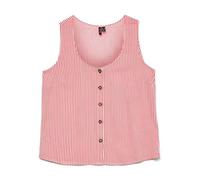 VERO MODA Shirt Vmbumpy SL Camiseta Wvn Ga Noos, Coral, M Mujeres
