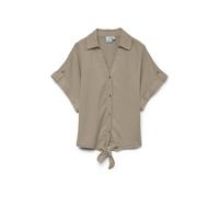 VERO MODA Shirt Vmfleur SS Bow Camiseta, Nomad, M Mujeres
