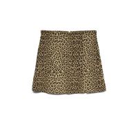 VERO MODA Short Skirt Vmnelly HR AOP Noos-Pantalón Corto, Silver Mink, XL Mujeres