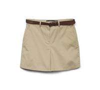 VERO MODA Shorts Pantalones Cortos Chinos Vmfederica MW, Sarga, M para Mujer