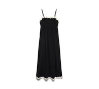 VERO MODA Singlet Ankle Dress Vmjenna-Camiseta de Tobillo Wvn Btq Ga, Negro, M Mujer