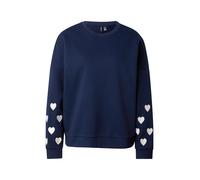 VERO MODA Sudadera 'VMKAROL' navy / blanco S navy / blanco
