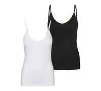 Vero Moda Tall Top 'MAXI' negro / blanco S EUR