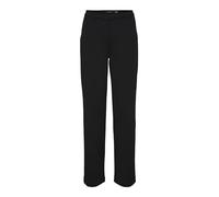 VERO MODA TALL VMZAMIRA MR Slim Straight Pant GA Tall, Pantalones De Las Mujeres, Black, XL/T/36