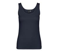 VERO MODA Tank Top Vmlulu UU Camiseta de Tirantes Jrs Ga Noos, Azul Marino, M Mujeres