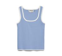 VERO MODA Top 'AWAlice' azul paloma / blanco S azul paloma / blanco