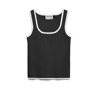 VERO MODA Top 'AWAlice' negro / blanco M negro / blanco