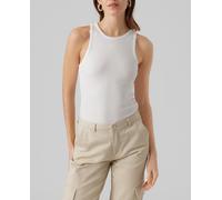 Vero Moda Top de mujer liso sin tirantas. Blanco 36 (S)
