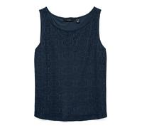 VERO MODA Top de punto 'VMMAYA' navy, Talla L