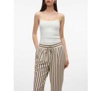 VERO MODA Vmcam Short Singlet Jrs Noos Top de Tirantes, Blanco, L para Mujer