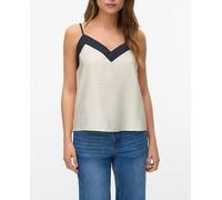 Vero Moda Top holgado de mujer con escote en pico. Blanco 42/XL