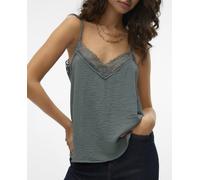 Vero Moda Top lencero de mujer con tirantes ajustables. Verde 34 (XS)