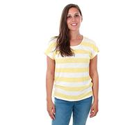 Vero Moda Top sin Mangas de Rayas Anchas, Yarrow Stripes: Snow White, S