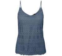 VERO MODA Top 'VMHONEY' azul paloma, Talla XS