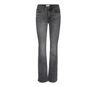 Vero Moda Vaqueros VMFLASH Mid Rise Acampanados para Mujer, Medium Grey Denim, XL / 30L