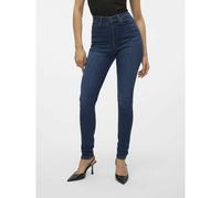VERO MODA Vaquero Skinny, talle alto. Color medium blue