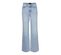 VERO MODA Vmtessa Ra339 Ga Noos-Vaqueros Rectos Jeans, Mezclilla De Color Azul Claro, 31W x 30L para Mujer