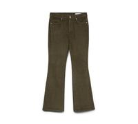 VERO MODA Vaqueros VMFLASH Mid Rise Acampanados para Mujer, Forest Night., 28W / 34L