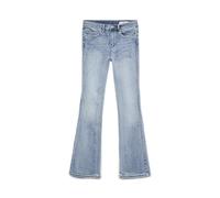 Vero Moda Vaqueros VMFLASH Mid Rise Acampanados para Mujer, Mezclilla De Color Azul Claro, S / 32L
