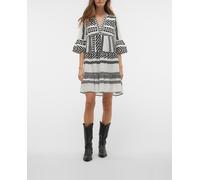 Vero Moda Vero Moda - Vestido corto 100% algodón orgánico. Blanco hielo Talla 34