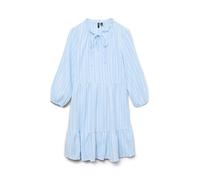 VERO MODA Vestido 3/4 para Mujer Vmnanna WVN Ga Noos, Azul Airy, S