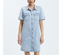 VERO MODA Vestido camisero de tela vaquera. Color Light Blue