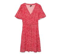 VERO MODA Vestido camisero 'VMAlba' rojo / blanco 34 rojo / blanco