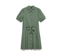 VERO MODA Vestido camisero 'VMDICTHE' verde oscuro 42 verde oscuro