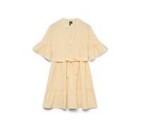 VERO MODA Vestido camisero 'VMElena' amarillo 36 amarillo