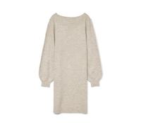 VERO MODA Vestido Corto de Punto Femenino, Gris Abedul, S