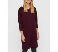 Vero Moda Vmglory Vipe Aura 3/4 Dress Noos Vestido, Rojo (Winetasting), L para Mujer